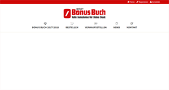 Desktop Screenshot of bonusbuch.com