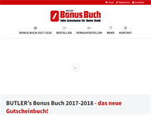 Tablet Screenshot of bonusbuch.com